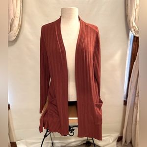 Mauve Maurices cardigan. XL